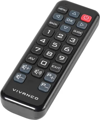 Produktbild von ViVanco™RR Z160, TV, Drucktasten, Schwarz
