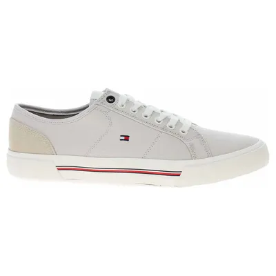 Produktbild von Tommy Hilfiger Core Corporate Herrenschuhe Schnürschuhe Sneaker low Beige, Schuhgröße:44 EU