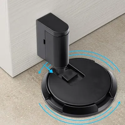 Produktbild von PolkaHome® Deurstopper für den Boden selbstklebend, schwerer Türhalter, ohne Bohren, höhenverstellbar, Wandschutz, Türstopper mit
