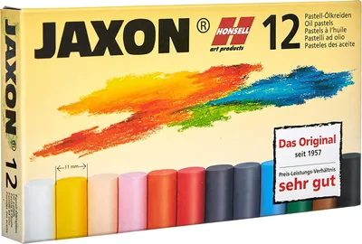 Immagine prodotto di HONSELL G47412 Pastelli a olio JAXON Confezione da 12 pezzi in cartone