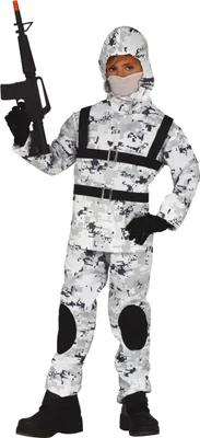 Produktbild von Winter Soldat Kostüm für Jungen Größe 110-146, Größe:110/116