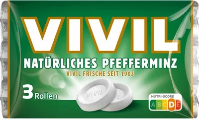 Obrázek produktu pro VIVIL® 2907 VIVIL® Pfefferminz mit Zucker Bonbons 84,0 g