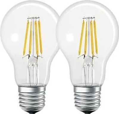 Produktbild von SMART+ BT CLA60 60 6 W/2500K E27 (2er-Pack, Filament, Bluetooth, ersetzt 60 Watt)