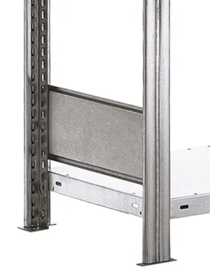 Produktbild von Fachbodenregal mit Tiefenriegel - 150 kg - 2.000 x 1.005 x 400 mm (HxBxT) - Anbauregal - verzinkt - 5 Böden - BERT