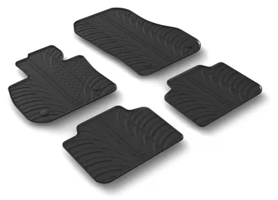 Produktbild von LAMPA Fußmatten Set Gummi für BMW X1 (U11) Vorne+Hinten