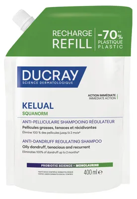 Zdjęcie produktu dla Ducray Kelual Squanorm Szampon przeciwłupieżowy Ref 400 ml