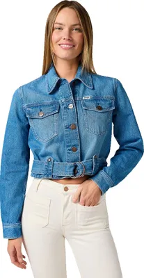 Produktbild von Wrangler Moto Jeansjacke Blau M Frau Blau M