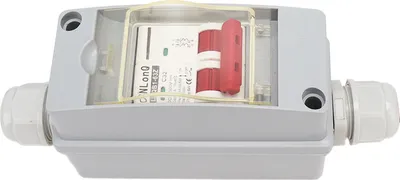 Produktbild von Leistungsschalter MCB 2P DC 500V 32A Trennschalter mit IP65 Wasserdichter Verteilerkasten ohne Kabel