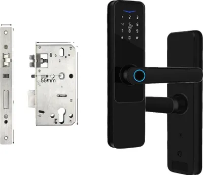Immagine prodotto di Serratura intelligente, accesso con chiave, controllo Wi-Fi, 22 x 235 (5572)