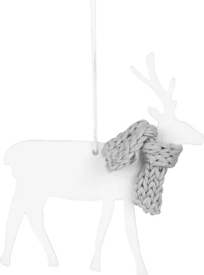 Produktbild von Räder Design Porzellananhänger Winterwaldtiere Hirsch
