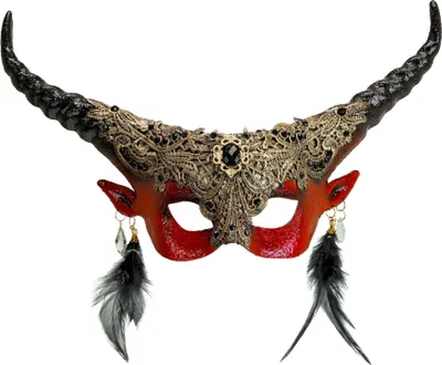 Produktbild von Theater Augenmaske Roter Teufel