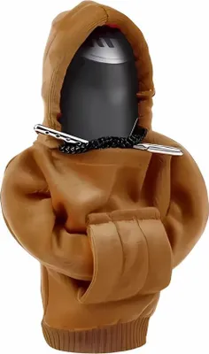 Produktbild von Auto Schalthebel Hoodie Schaltknauf Abdeckung Pullover Überzug Mini Deko Gag, Farbe:Braun