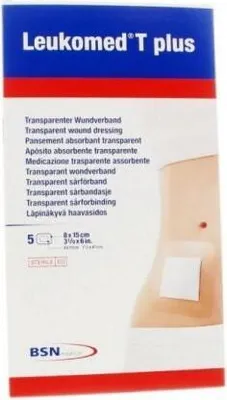 Zdjęcie produktu dla Bsn Medical Leukomed™ Opatrunki pooperacyjne 8x15cm 5uts