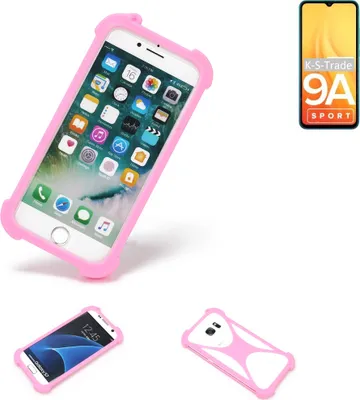 Produktbild von K-S-Trade Handy Hülle kompatibel mit Xiaomi Redmi 9A Sport Schutz Hülle Bumper Silikon Schutz Hülle Cover Case Silikoncase Silikonbumper TPU
