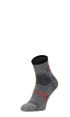 Produktbild von Sockwell Ascend II Quarter Herren Wandersocken 15-20 mmHg Grey Größe 44-47