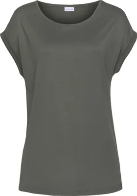 Produktbild von LASCANA Kurzarmshirt khaki Größe 32/34