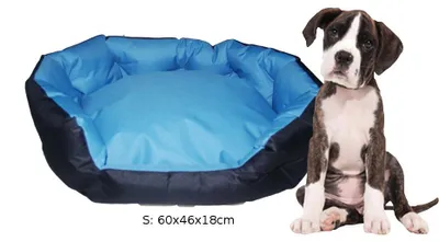 Produktbild von Hundebett TB5008S blau Hundekorb Hundekissen Hundesofa Tierbett Katzenbett