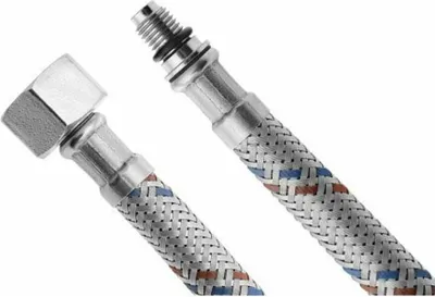 Immagine prodotto di Tubo flessibile, acciaio inox M8x3/8", 40 cm