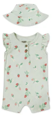 Productafbeelding van Huggies Romper en muts set, meisjes, groen