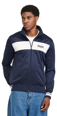 Image de Veste de survêtement hommes coupe régulière MEOLS Dark Navy/Ecru L Lonsdale
