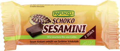 Obrázok produktu pre Rapunzel 231077, Snack bars, Čokoláda, 27 g, 2065 kJ, 495 kcal