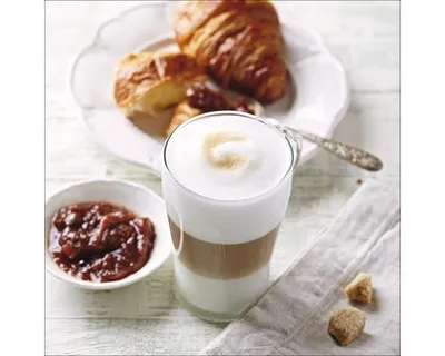Produktbild von Glasbild Coffee Time I 50x50 cm
