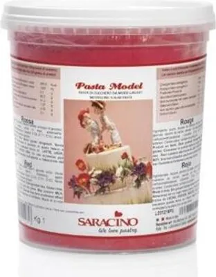 Produktbild von Saracino Modellierpaste Rot 1 kg