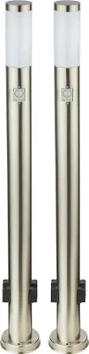 Produktbild von 2x Stehlampen, zwei Steckdosen, Bewegungsmelder, H 110 cm