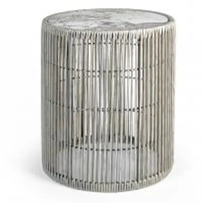 Produktbild von H&H Couchtisch, rund, grau, 34 cm Durchmesser, 41 cm Höhe
