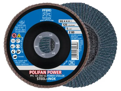 Produktbild von PFERD 67788126, 12,5 cm, 12200 RPM, 80 g, 10 Stück(e)