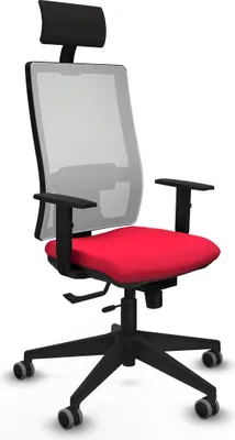 Produktbild von Bürostuhl mit Kopfstütze Piqueras y Crespo 1D066G1 Rot