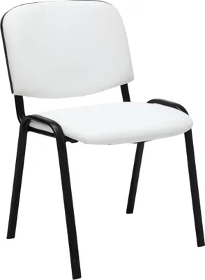 Produktbild von Besucherstuhl HLO-CP111 Kunstleder  weiß