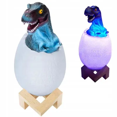 Image de Verk 12294_3 Lampe 3D Tyranosaurus RGB