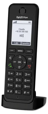 Image de Fon FRITZ! M3 International Téléphone DECT Identification de l'appelant Noir