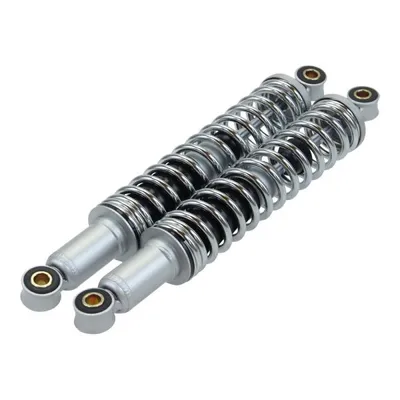 Obrázek produktu pro Sada zadních tlumičů 310mm chrom/stříbrná (10/10mm) pro Hercules K50 SX RX SE RE SL RL