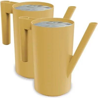Image de Unyqoos® – Arrosoir de 2 litres, en plastique ergonomique, idéal pour l'intérieur et le jardin, léger et robuste, parfait pour l'arrosage des plantes