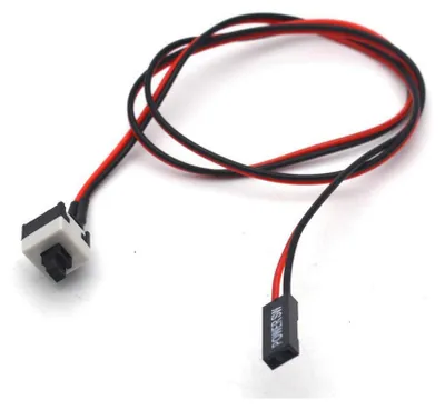 Obrázok produktu pre 2Pin PC Reštartovanie ATX Počítačová šasi Napájacie tlačidlo Prepínač jumperu základnej dosky