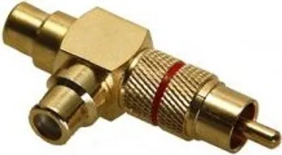 Produktbild von Cinch-Y-Adapter 1x Cinch-Stecker > 2x Cinch-Buchsen