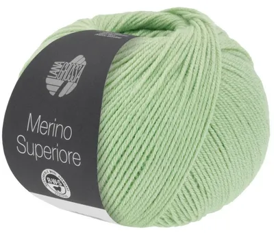 Produktbild von Lana Grossa - Merino Superiore 0049 weißgrün