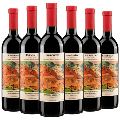 Produktbild von Shilda Kakabadze Saperavi Rotwein Trocken (6 x 0.75L)