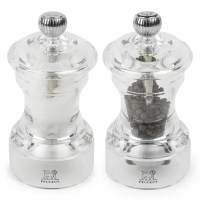 Obrázek produktu pro PEUGEOT Bistro 10 cm 2 ks - Ruční akrylové mlýnky na sůl / pepř