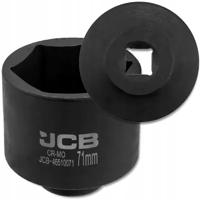 Image de JCB Douille à choc PROFONDE 3/4" Cr-Mo hexagonale 71 mm CLÉ à douille