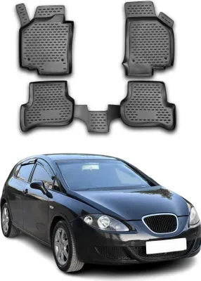 Produktbild von 2005-2012 Seat Leon Fußmatten TPE Schwarz 4 tlg
