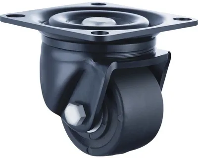 Produktbild von Tarrox Schwerlast Lenkrolle 75x50 mm mit Kunststoffrad bis 600 kg, Plattengröße 105x85 mm