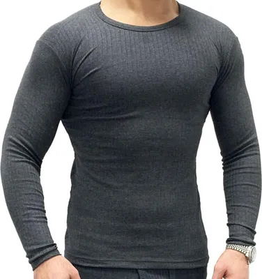 Immagine prodotto di calda camicia termica a maniche lunghe da uomo taglia L in antracite Garcia Pescara