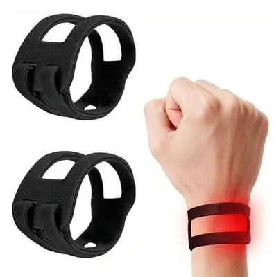 Zdjęcie produktu dla Bandaż na nadgarstek tfcc ergonomiczny czarny z rzepem 2 szt.