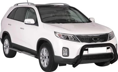 Immagine prodotto di Barra di protezione paraurti anteriore per Kia Sorento 2012-2015 ø76mm acciaio nero protezione