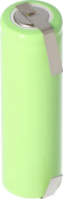Produktbild von NiMH Akku Flat Top Mignon AA 900mAh mit Lötfahne in U-Form