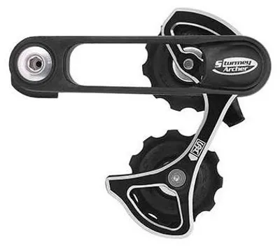 Produktbild von Sunrice -Kettenspanner CTS80 - Schwarz, Aluminium, 160 g, 5 cm Abstand, 11 Zähne