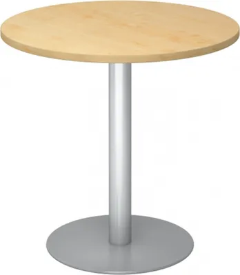 Produktbild von BISTRO F80R S - System Konferenztisch Ahorn Silber Ø 80